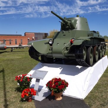 Из нашего фотоархива: восстановлен танк БТ-7